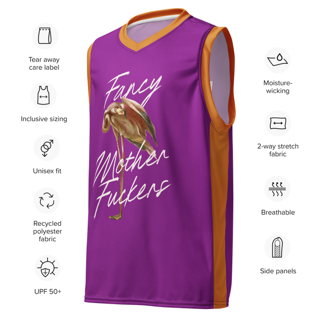 Fancy Mother Fucker Basketball Jersey