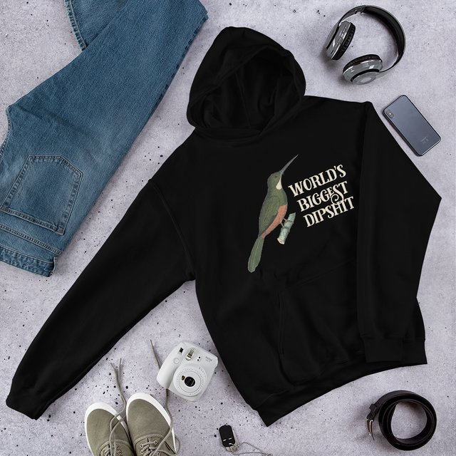 World's Biggest Dipshit Hooded Sweatshirt